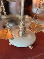 Vintage Brass Onyx Scales