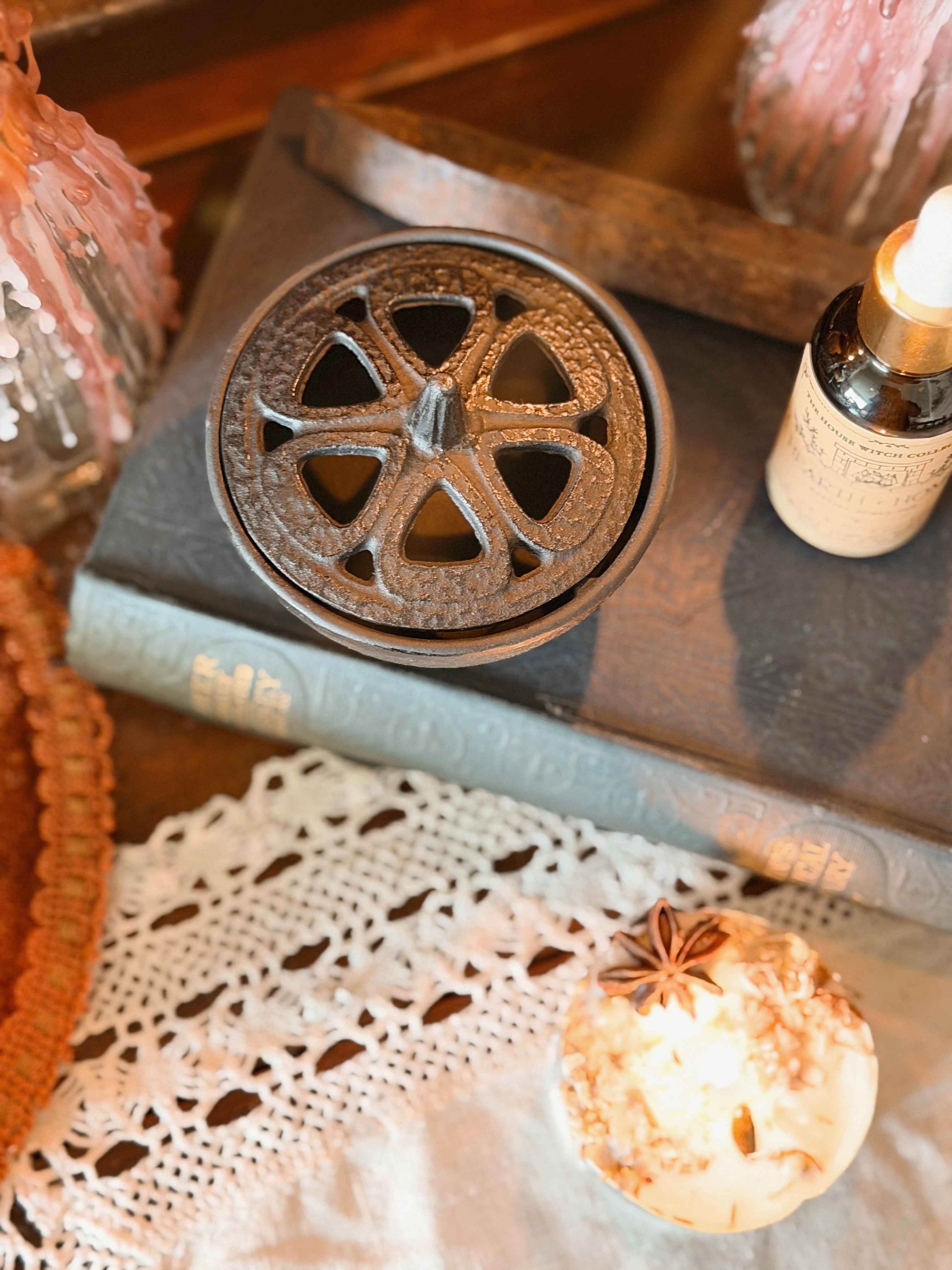 Cast Iron Incense Burner