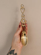 Vintage Brass Love Spoon
