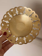 Vintage Brass Butterfly Trinket Dish