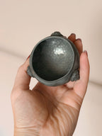 Antique Pewter Cauldron