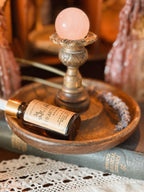 Vintage Wood Candlestick Holder