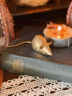 Vintage Mini Brass Mouse