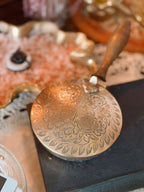 Vintage Brass Floral Incense Burner
