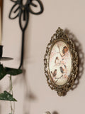 Vintage Silk Bird Picture
