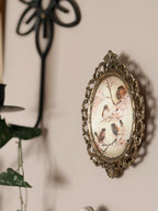 Vintage Silk Bird Picture