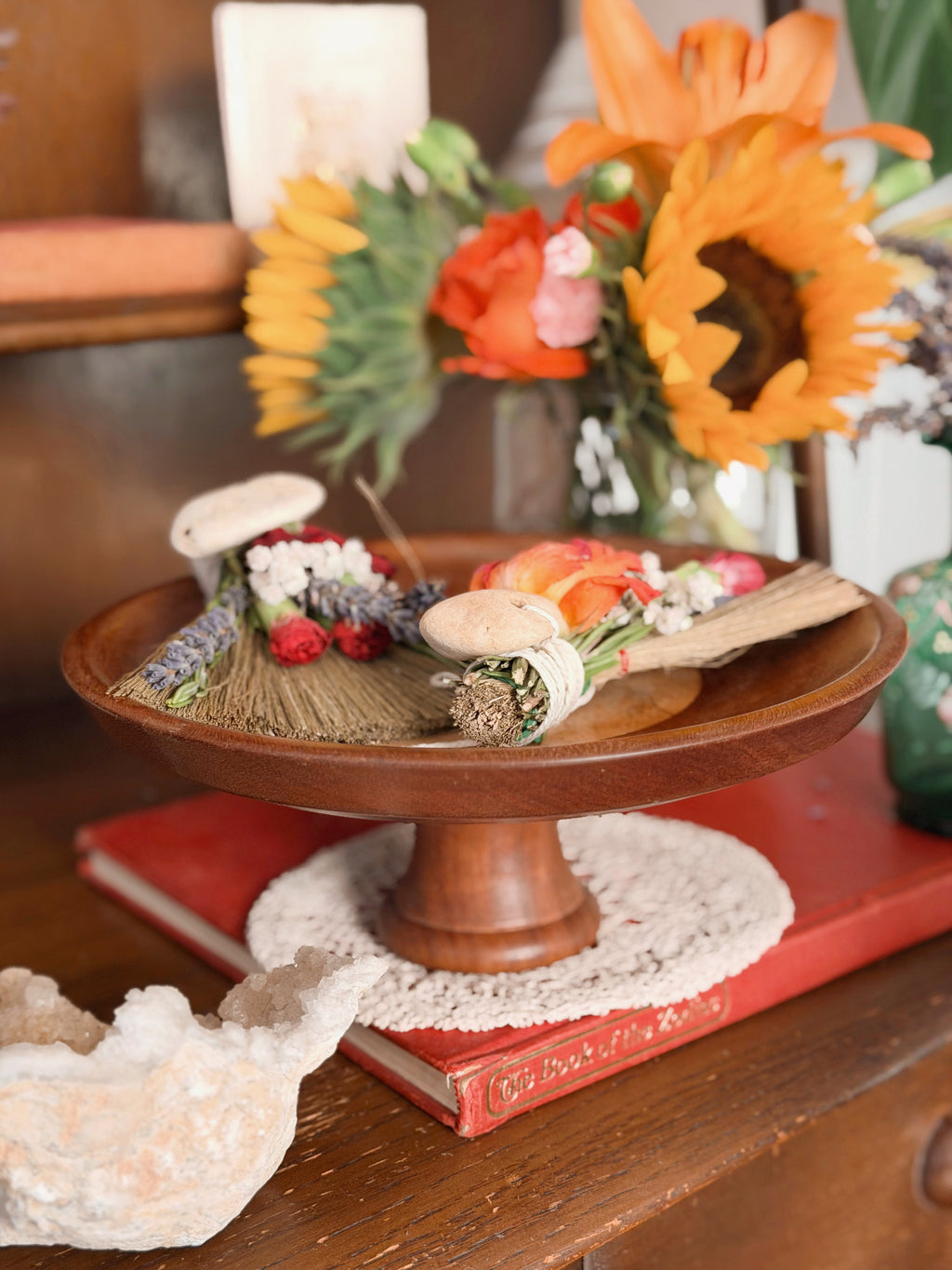 Vintage Wooden Cake Stand (UK ONLY)