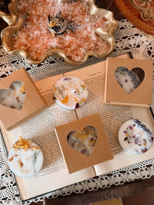 A Day At The Hearth Tealight Spell Candle Trio