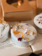 A Day At The Hearth Tealight Spell Candle Trio