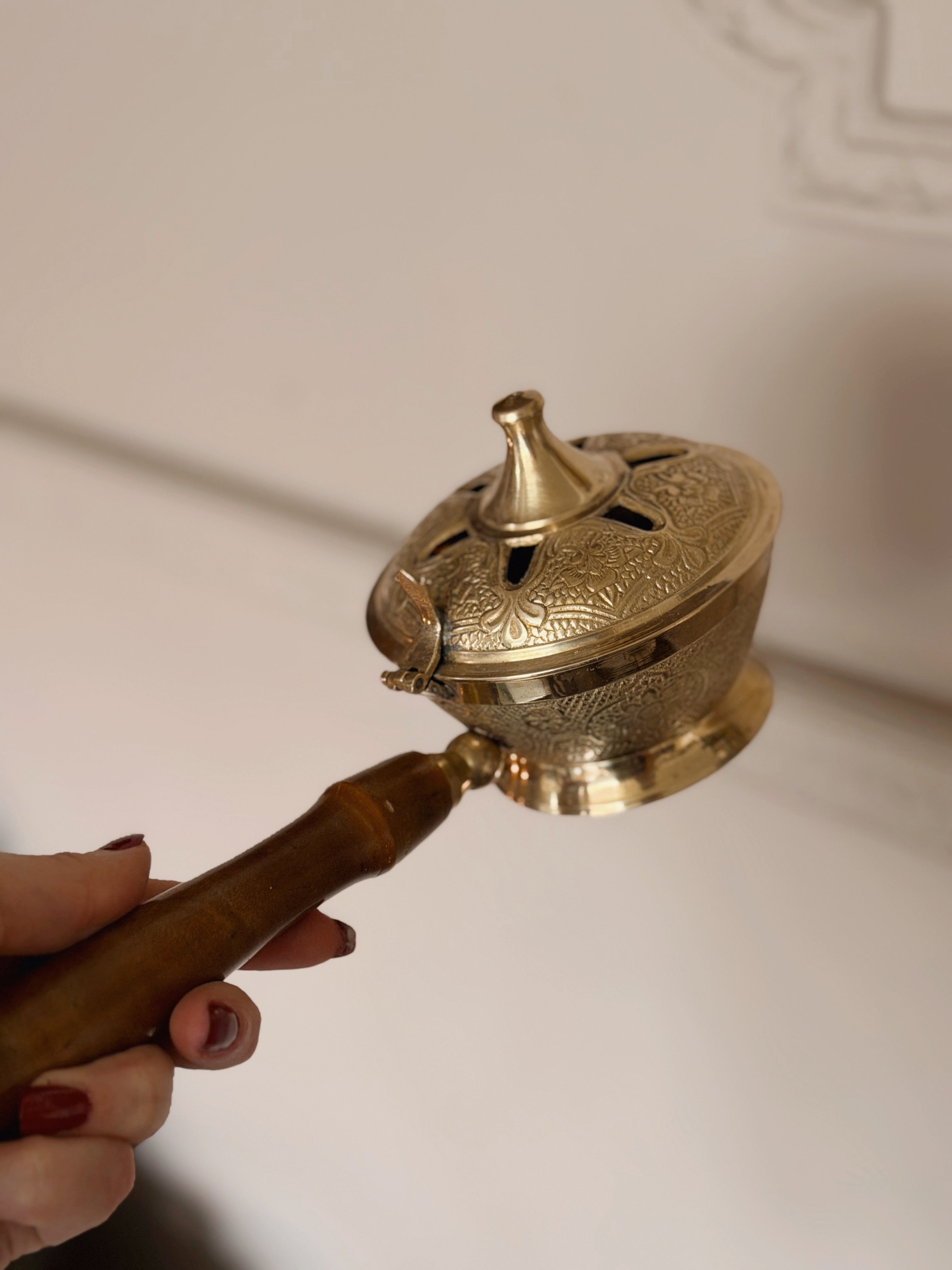 Vintage Brass Incense Burner