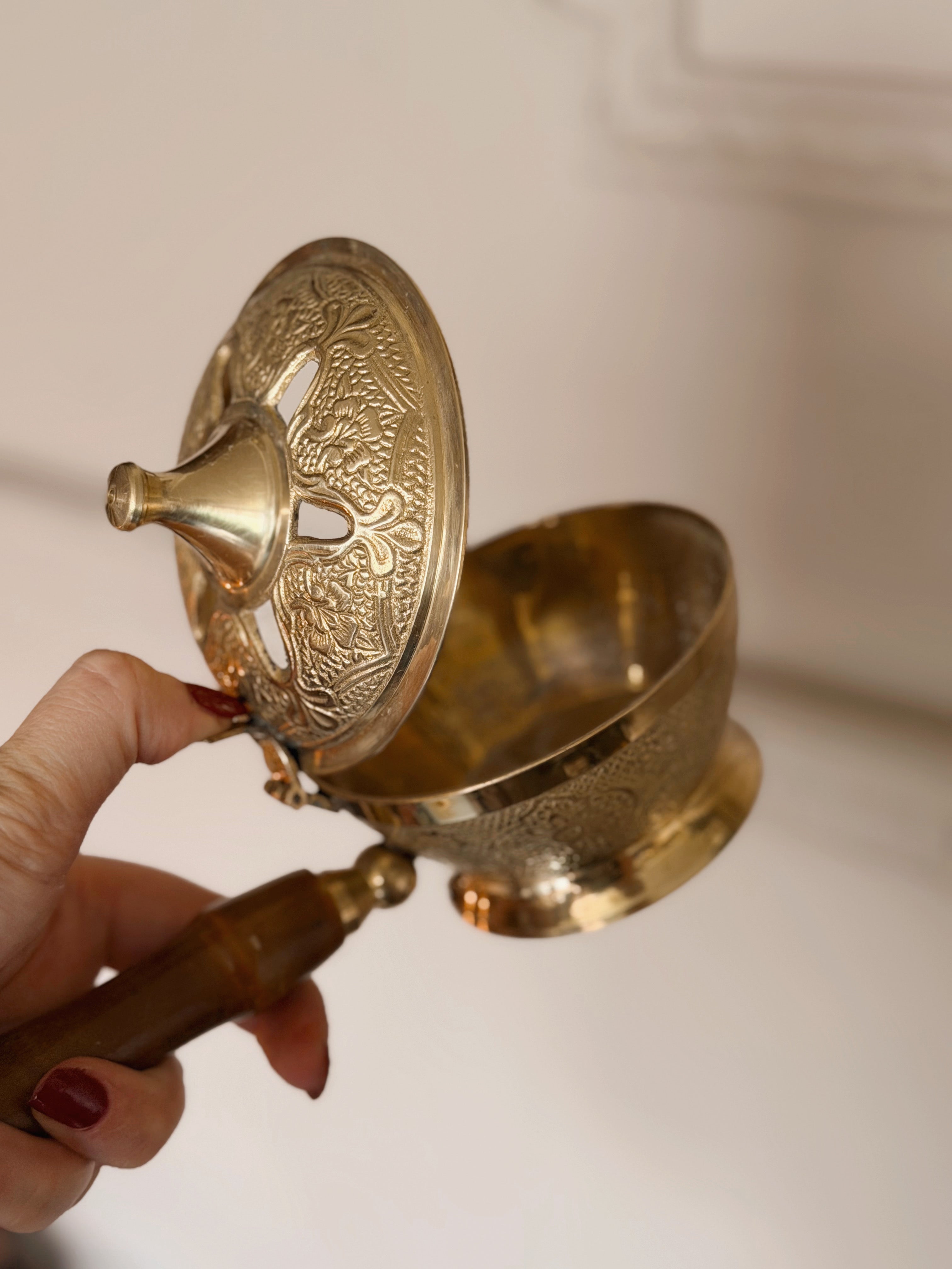 Vintage Brass Incense Burner