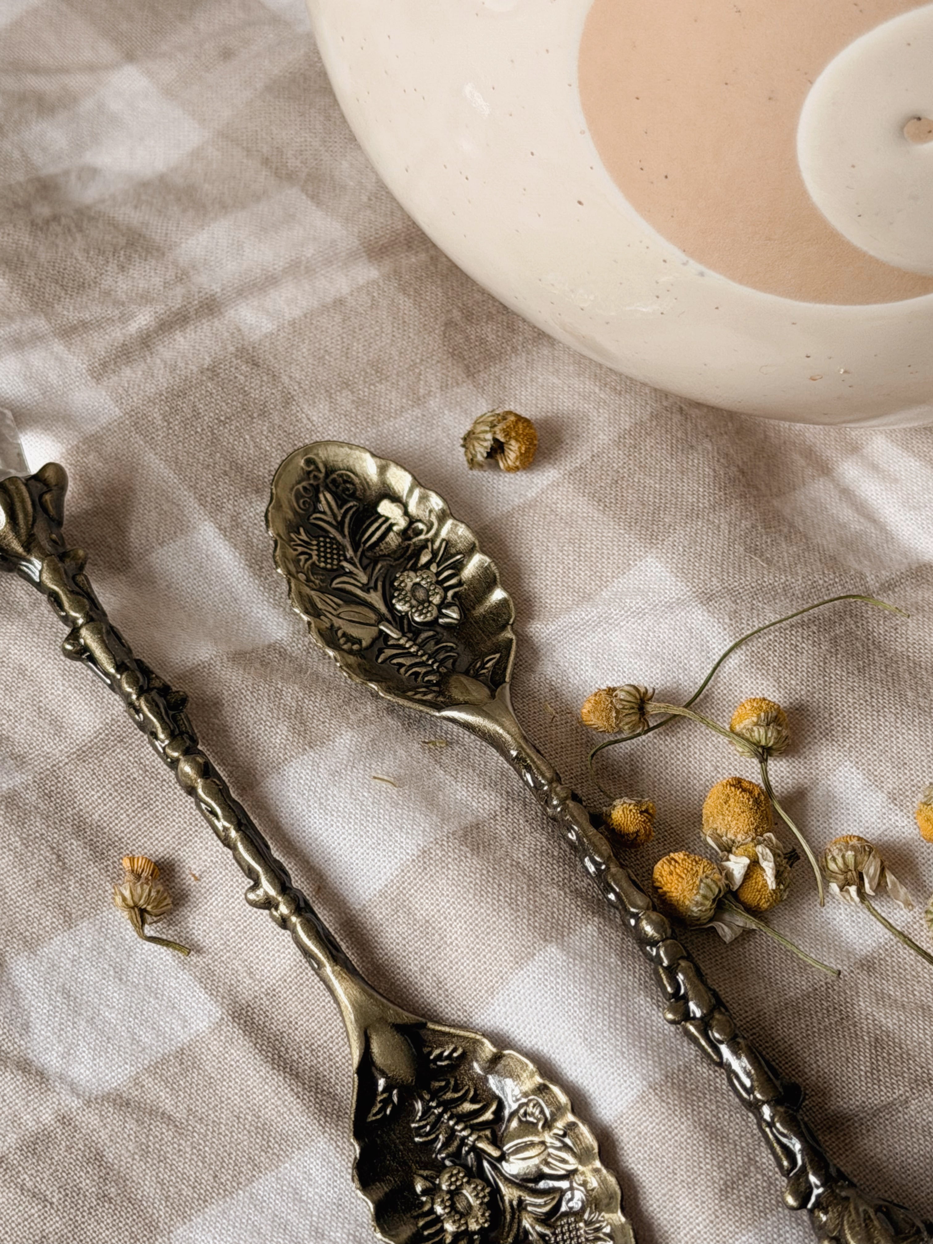 Crystal Topped Tea Spoon