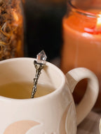 Crystal Topped Tea Spoon