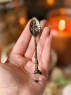 Crystal Topped Tea Spoon