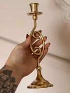 Vintage Brass Candlestick Holder