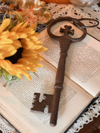Vintage Large Cast Iron Key