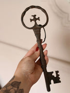Vintage Large Cast Iron Key