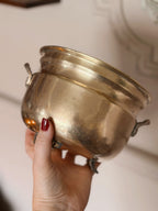 Vintage Brass Cauldron