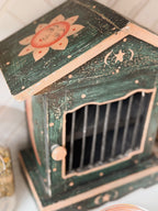 Vintage Wooden Celestial Kitchen Cabinet (UK ONLY)