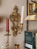 Vintage Gold Candle Wall Sconce (UK ONLY)