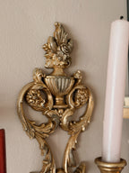 Vintage Gold Candle Wall Sconce (UK ONLY)