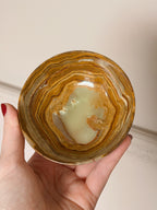 Vintage Onyx Trinket Dish