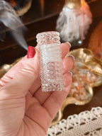 Vintage Mini Glass Decanter Bottle