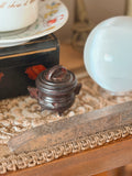 Vintage Mini Wood Cauldron