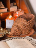 Vintage Wicker Shell Basket