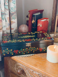 Vintage Wood Handpainted Box (UK ONLY)