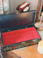 Vintage Wood Handpainted Box (UK ONLY)