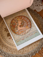 Vintage Alphonse Mucha Book of Postcards