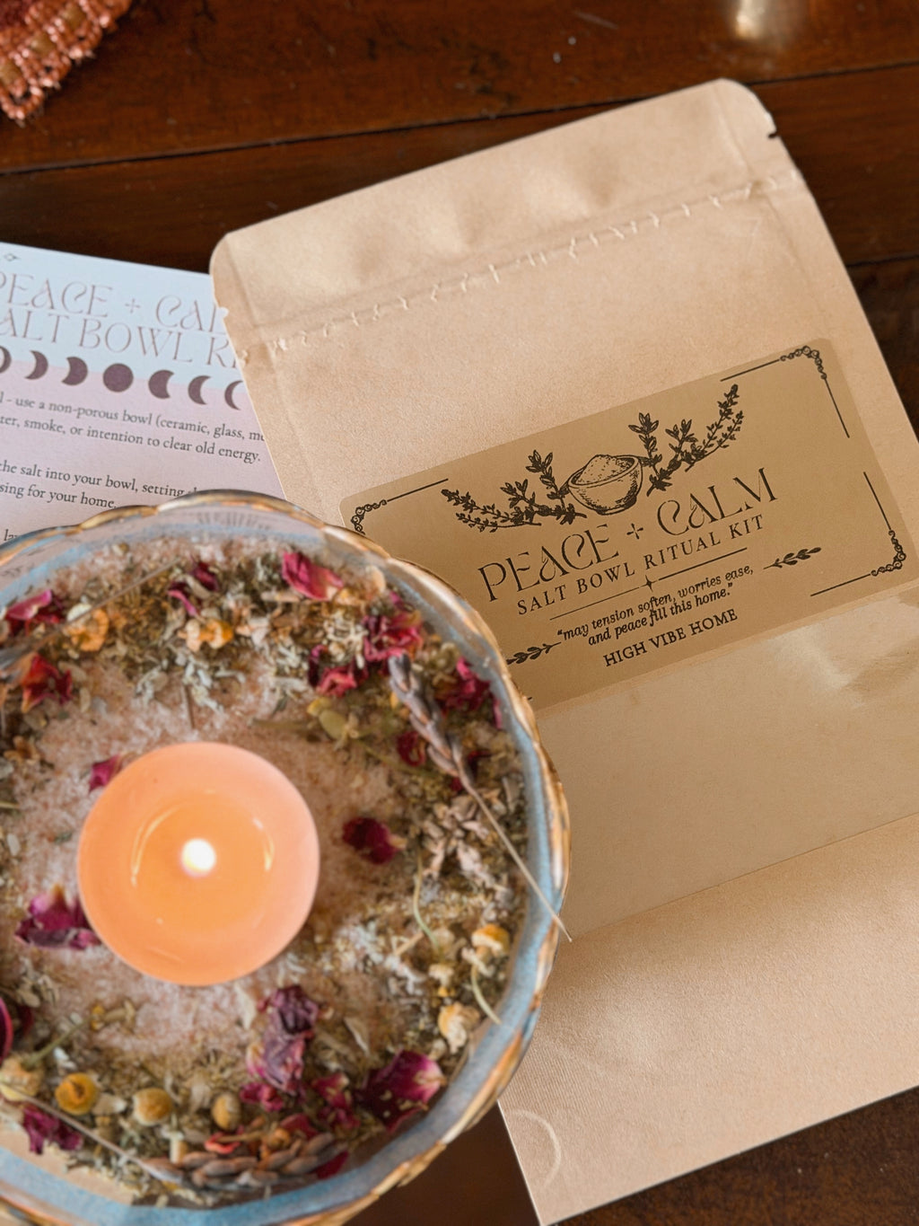 Peace + Calm Salt Bowl Kit