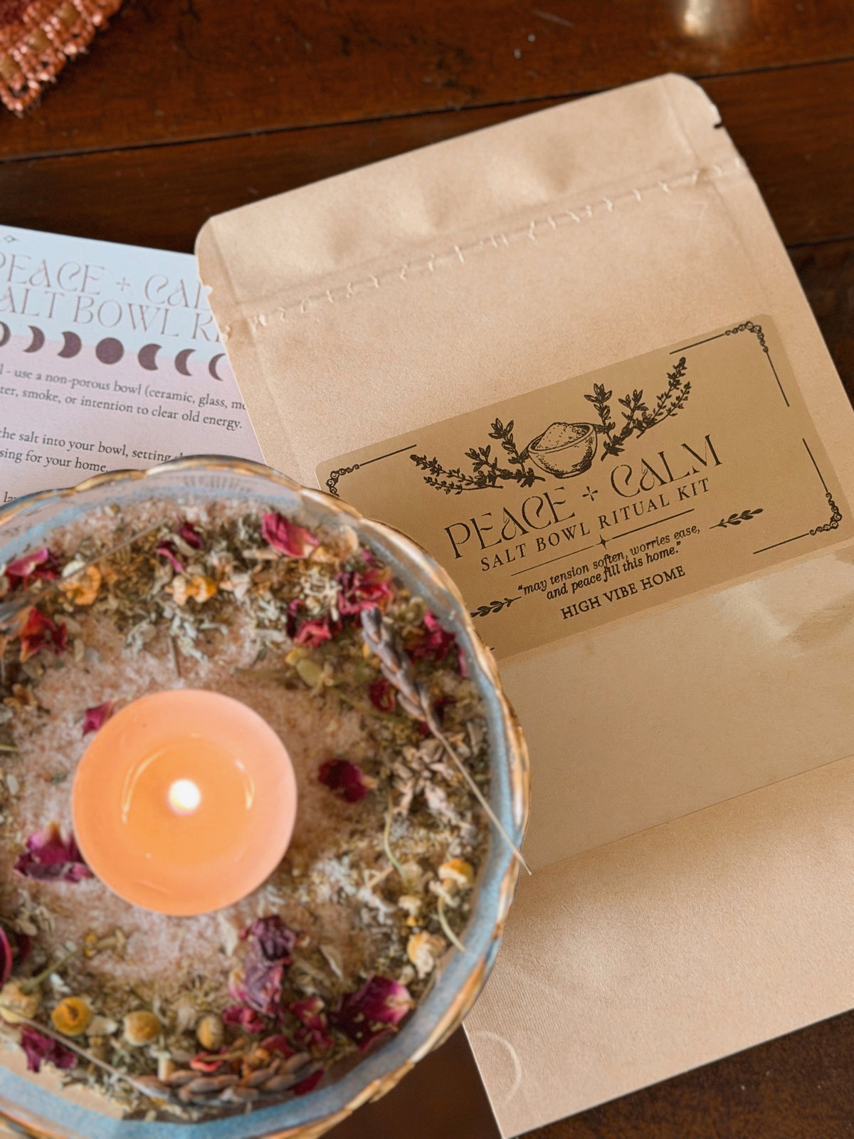 Peace + Calm Salt Bowl Kit