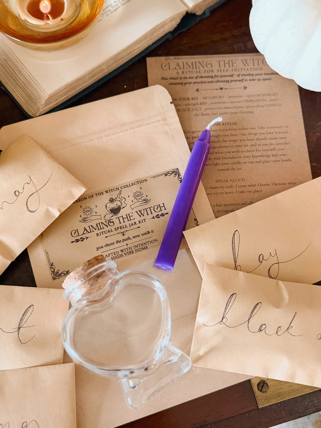 Claiming The Witch Spell Jar Kit