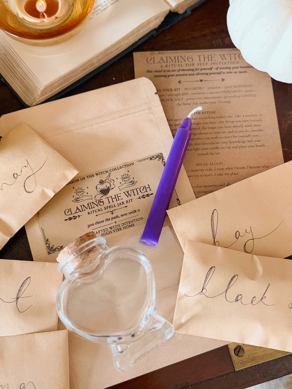 Claiming The Witch Spell Jar Kit
