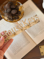 Vintage Brass Key Holder