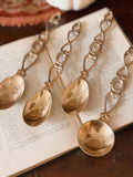 Vintage Brass Love Spoon