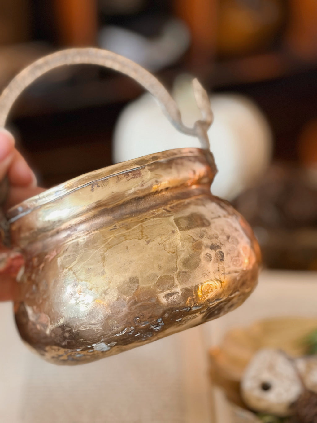 Vintage Brass Cauldron No.1