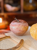 Vintage Onyx Apple Ornament