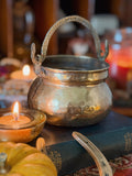 Vintage Brass Cauldron No.6