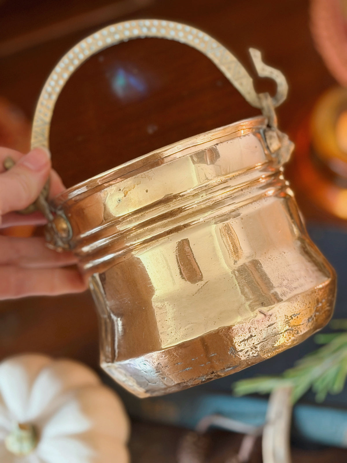 Vintage Brass Cauldron No.5