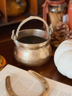 Vintage Brass Cauldron No.4