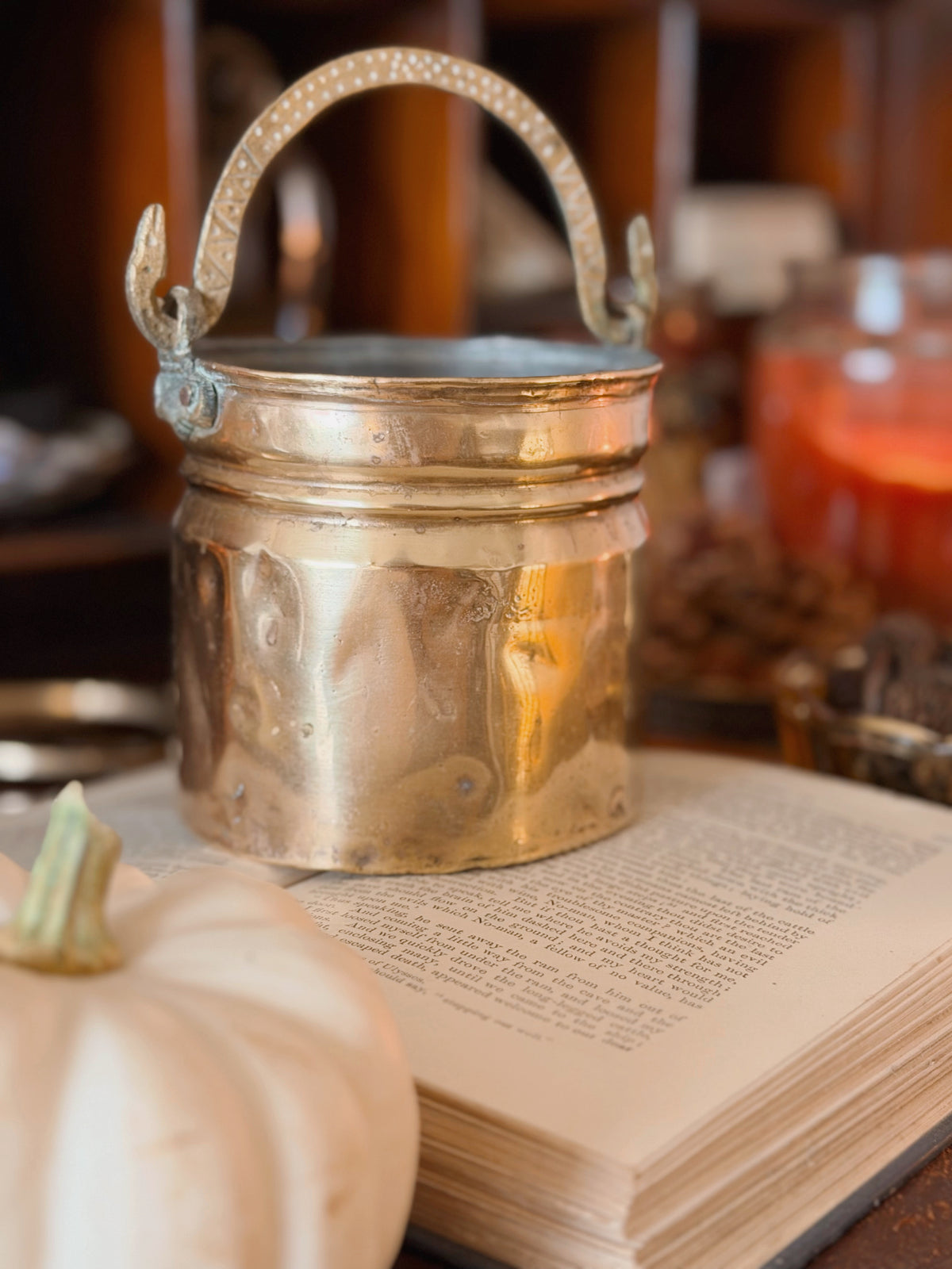 Vintage Brass Cauldron No.3