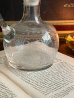 Vintage Glass Decanter Bottle
