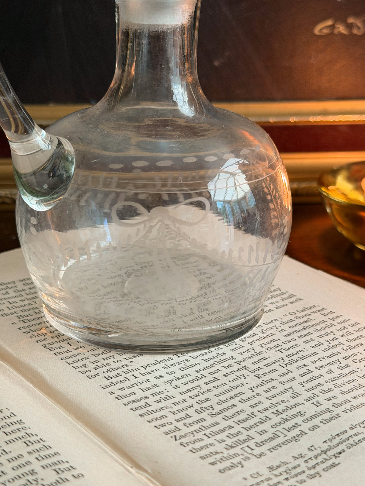Vintage Glass Decanter Bottle