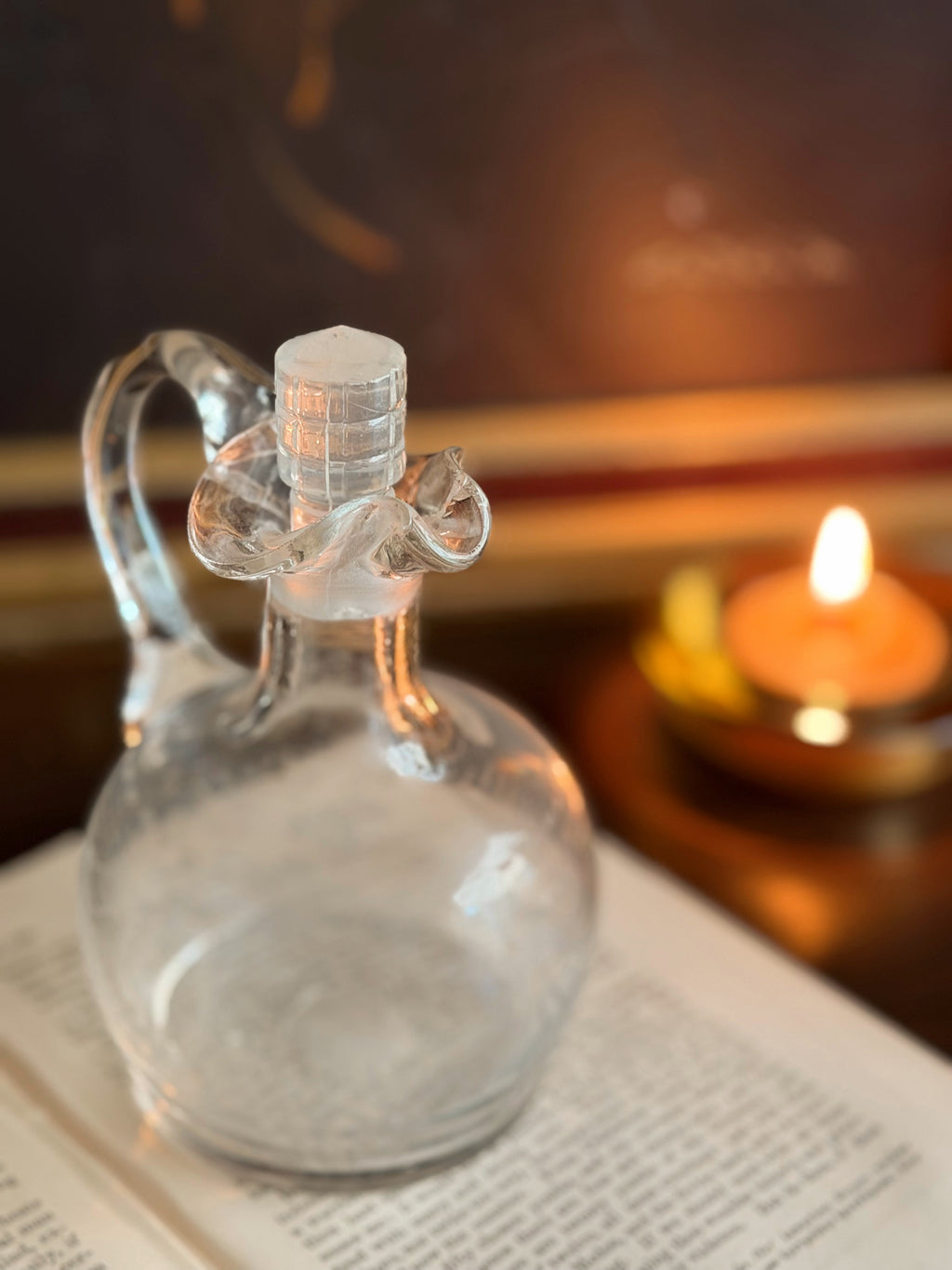 Vintage Glass Decanter Bottle