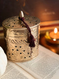 Vintage Brass Pot Pourri Box