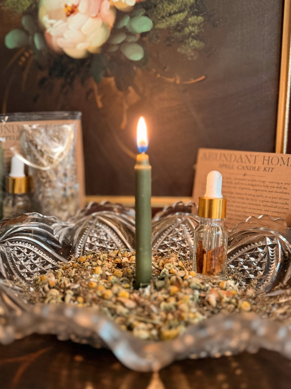 Abundant Home Spell Candle Kit