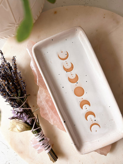 Moonphase Ceramic Trinket Tray